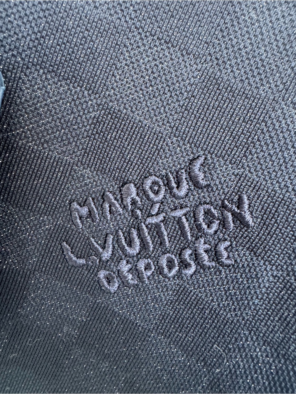 NWT Louis Vuitton Damier Signature T Shirt Blue Short Sleeve Size Small (S0) - Picture 6 of 6